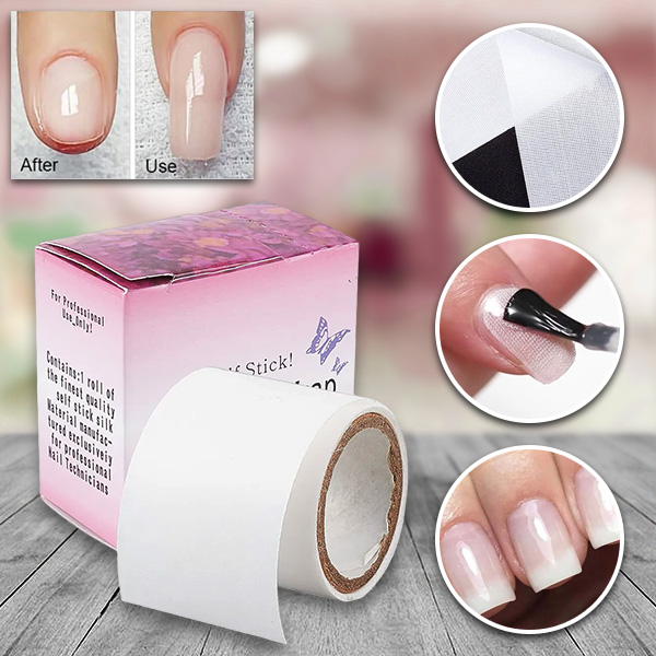 Rolka z włókna szklanego i jedwabiu do naprawy paznokci | EZNAIL