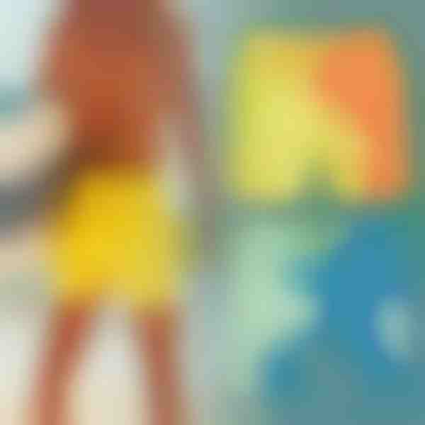 Kolorowe szorty plażowe zmieniające kolor | SWITCHOPS