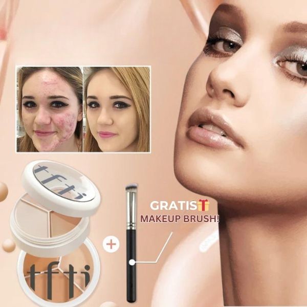 Paleta 3 w 1: Korektor, Konturowanie i Rozświetlacz | TRIOCEALER