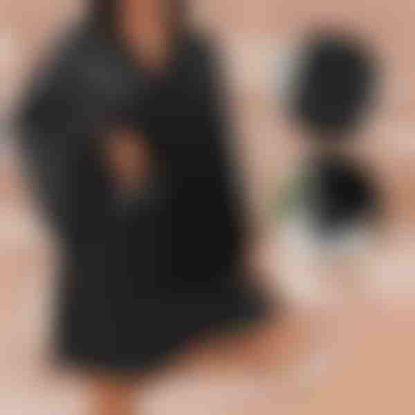 Damski satynowy szlafrok nocny | NOIRSILK