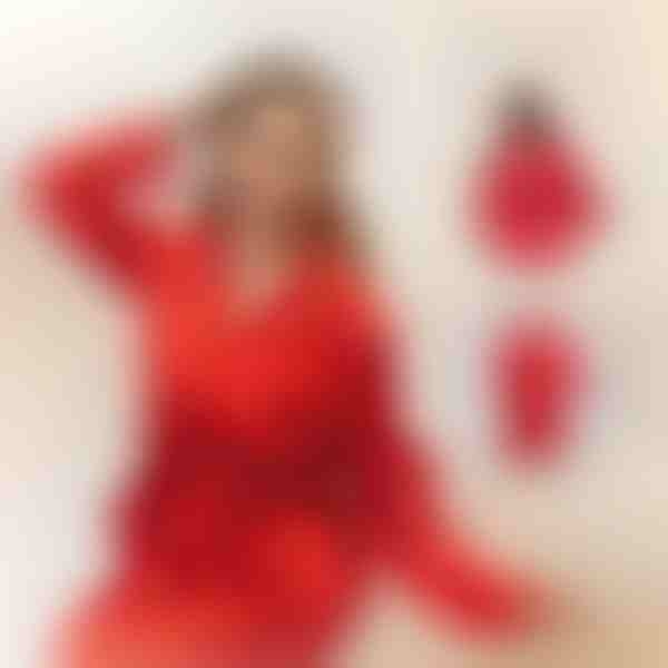 Damski seksowny satynowy szlafrok nocny | RUBYSILK