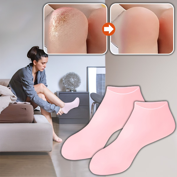 Nawilżające skarpetki silikonowe | SILIFEET